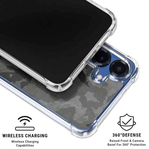 Digital Camo Galaxy S25 Clear Case