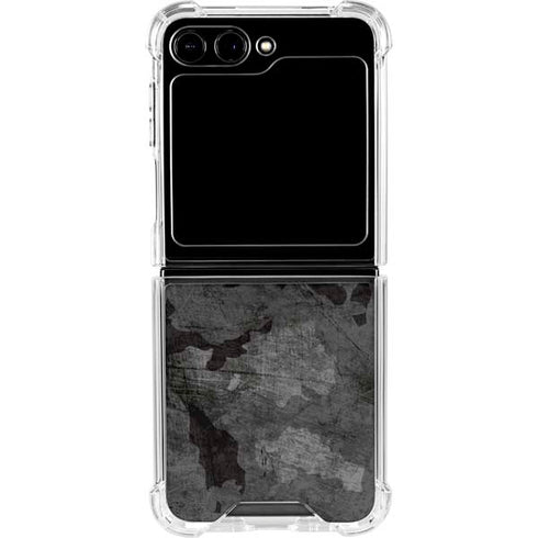Digital Camo Galaxy Z Flip6 Clear Case