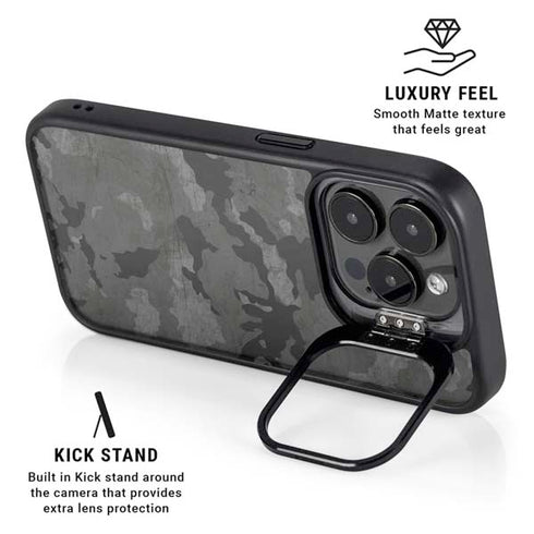Digital Camo iPhone 15 Pro Kickstand Case