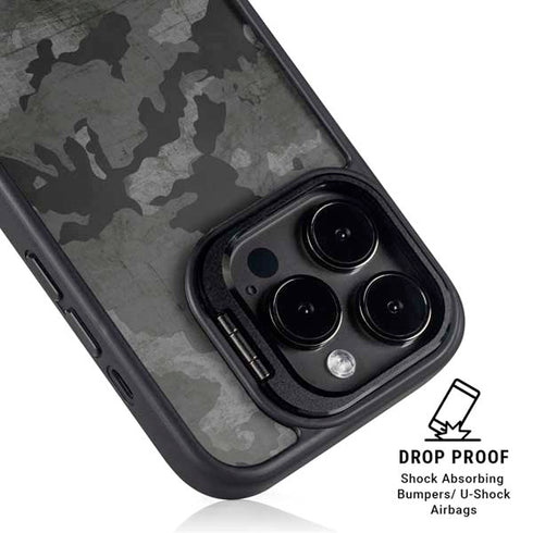 Digital Camo iPhone 15 Pro Max Kickstand Case
