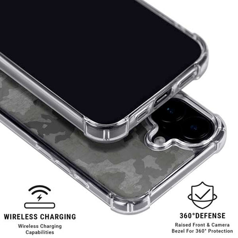 Digital Camo iPhone 16 Clear Case