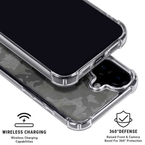 Digital Camo iPhone 16 Plus Clear Case