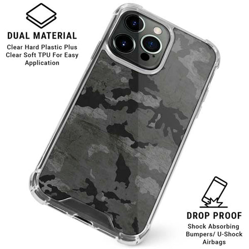 Digital Camo iPhone 16 Pro Max Clear Case