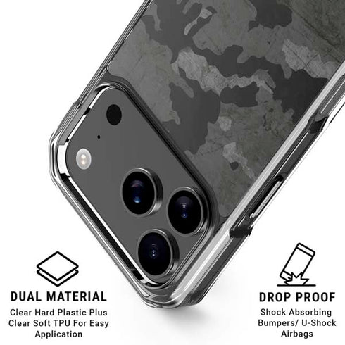 Digital Camo iPhone 18 Pro Clear Case