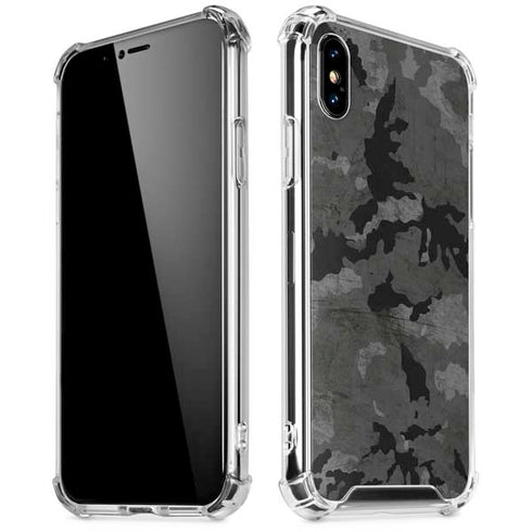 Digital Camo iPhone X/XS Clear Case