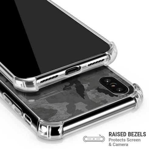 Digital Camo iPhone X/XS Clear Case