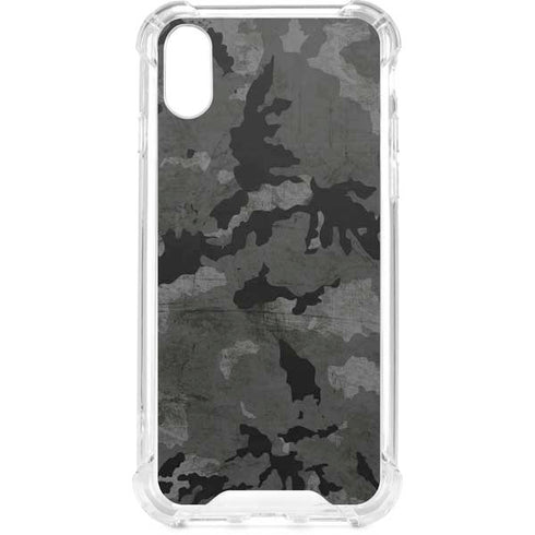 Digital Camo iPhone XS Clear Case