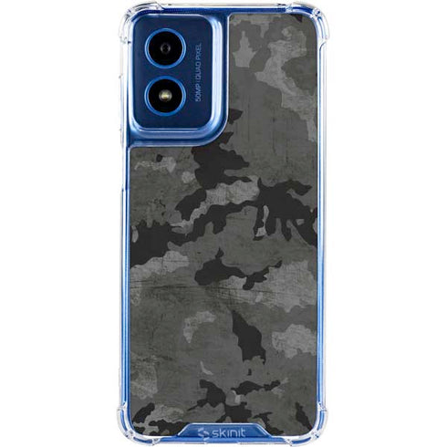 Digital Camo Moto G 5G (2024) Clear Case