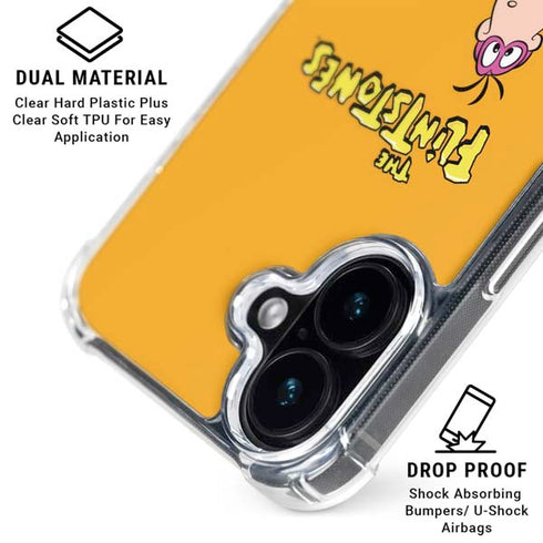 The Flinstones Dino iPhone 16 Plus Clear Case