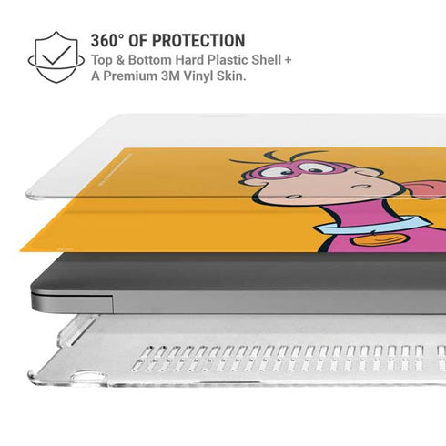The Flinstones Dino MacBook Pro 14in (2021-24) Case plus Skin