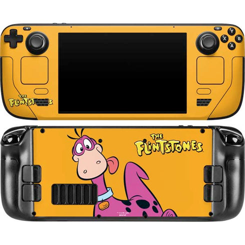 The Flinstones Dino Steam Deck Handheld Gaming Computer OLED Skin