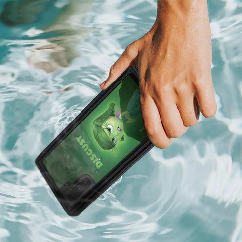 Disney Inside Out Disgust Portrait Galaxy Note 10 Waterproof Case