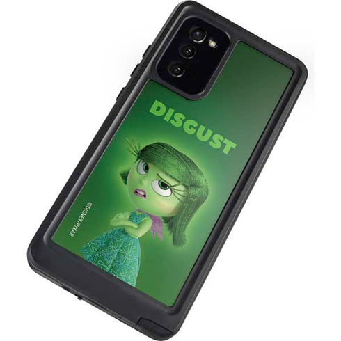 Disney Inside Out Disgust Portrait Galaxy Note20 5G Waterproof Case