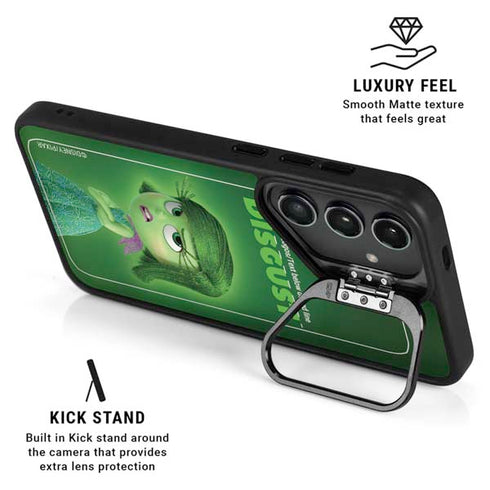 Disney Inside Out Disgust Portrait Galaxy S25 Kickstand Case