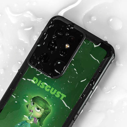 Disney Inside Out Disgust Portrait Galaxy S24 Ultra Waterproof Case