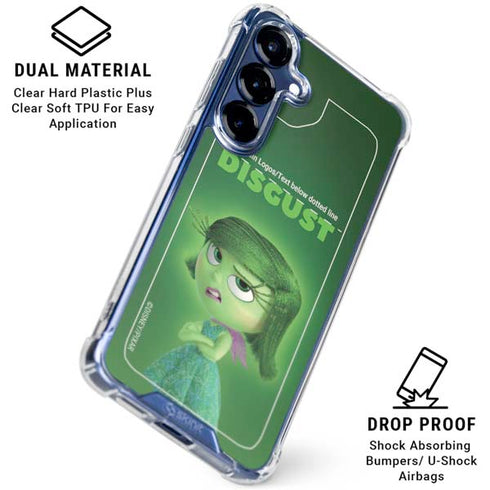 Disney Inside Out Disgust Portrait Galaxy S25 Clear Case