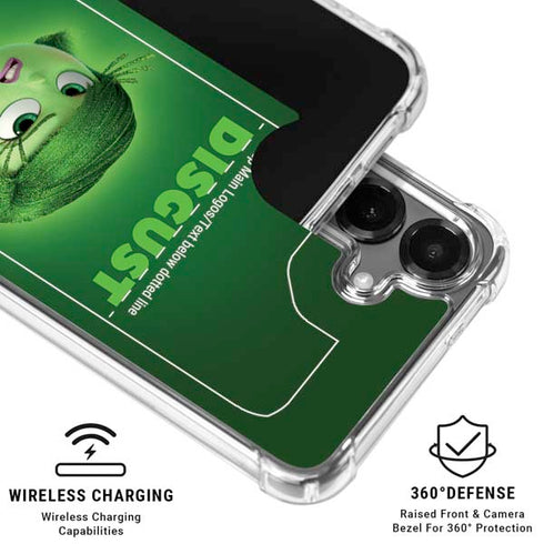 Disney Inside Out Disgust Portrait Galaxy S26 Clear Case
