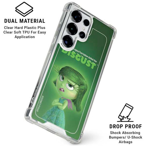 Disney Inside Out Disgust Portrait Galaxy S26 Ultra Clear Case