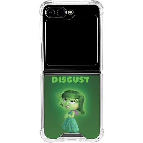 Disney Inside Out Disgust Portrait Galaxy Z Flip5 5G Clear Case