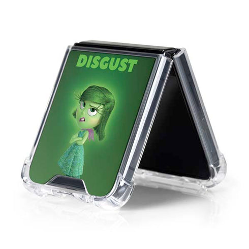 Disney Inside Out Disgust Portrait Galaxy Z Flip5 5G Clear Case