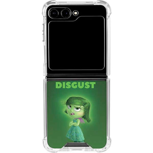 Disney Inside Out Disgust Portrait Galaxy Z Flip6 Clear Case