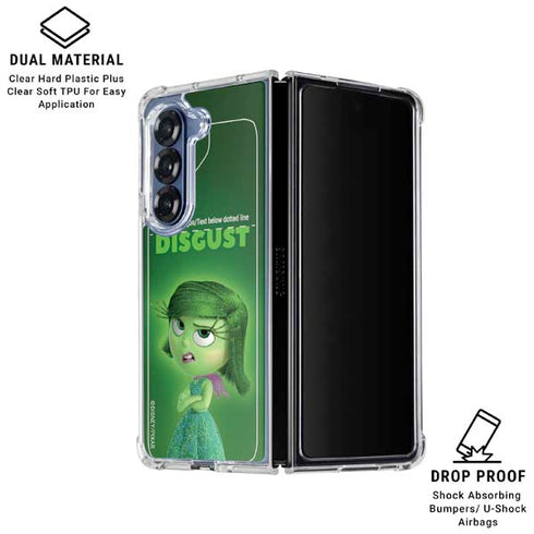 Disney Inside Out Disgust Portrait Galaxy Z Fold6 Clear Case