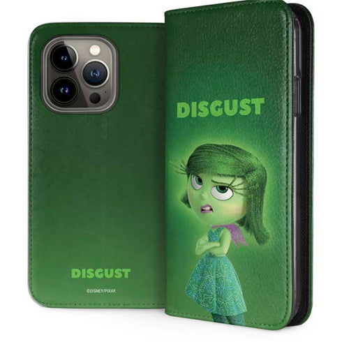 Disney Inside Out Disgust Portrait iPhone 14 Pro Folio Case