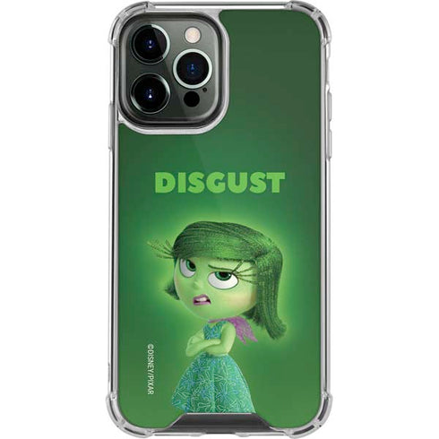 Disney Inside Out Disgust Portrait iPhone 14 Pro Max Clear Case