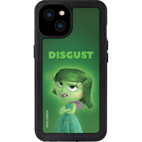 Disney Inside Out Disgust Portrait iPhone 15 Plus Waterproof Case