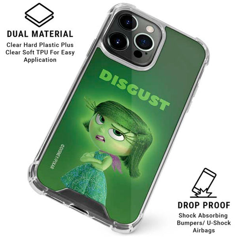 Disney Inside Out Disgust Portrait iPhone 15 Pro Clear Case