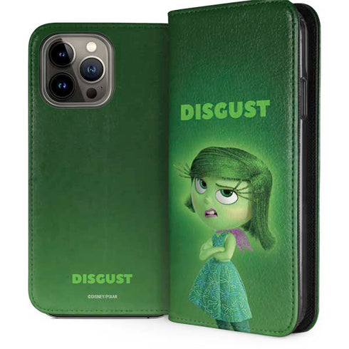 Disney Inside Out Disgust Portrait iPhone 15 Pro Max Folio Case
