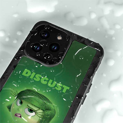 Disney Inside Out Disgust Portrait iPhone 15 Pro Waterproof Case
