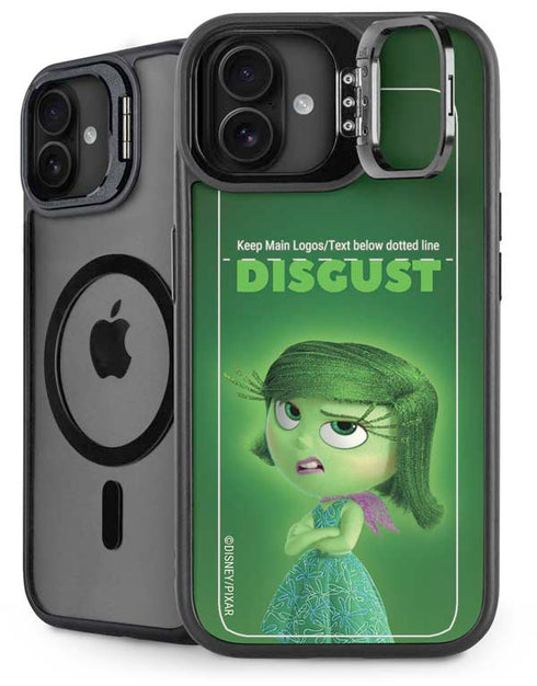 Disney Inside Out Disgust Portrait iPhone 16 Plus Kickstand Case