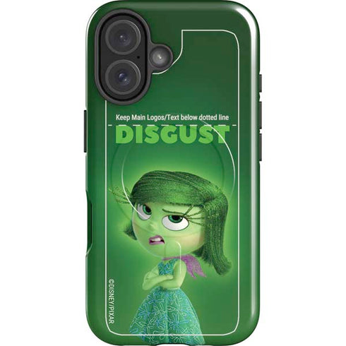 Disney Inside Out Disgust Portrait iPhone 16 Plus Magsafe Impact Case