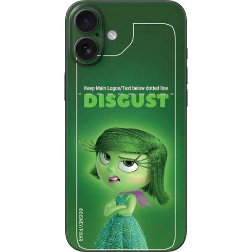 Disney Inside Out Disgust Portrait iPhone 16 Plus Skin