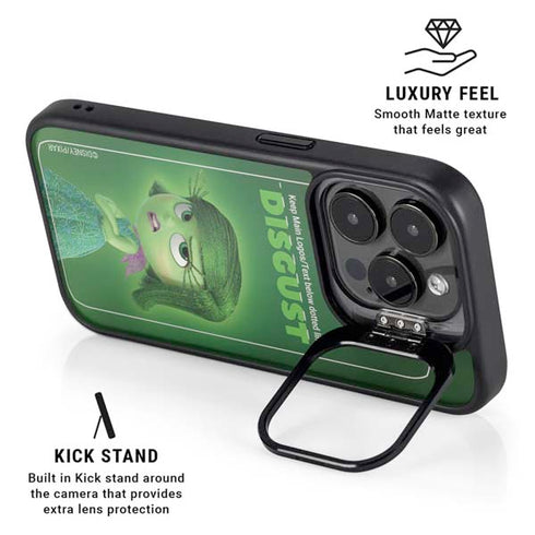 Disney Inside Out Disgust Portrait iPhone 16 Pro Kickstand Case
