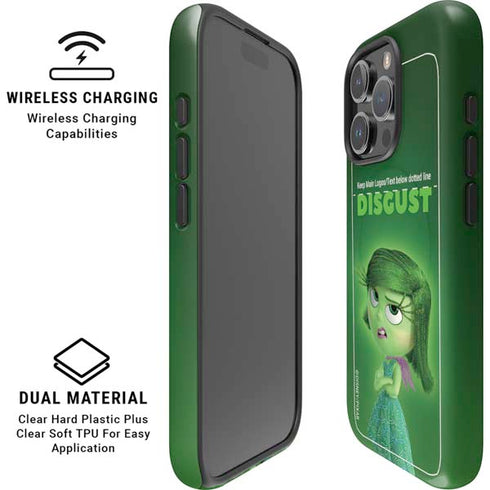 Disney Inside Out Disgust Portrait iPhone 16 Pro Magsafe Impact Case