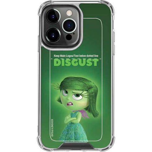 Disney Inside Out Disgust Portrait iPhone 16 Pro Max Clear Case
