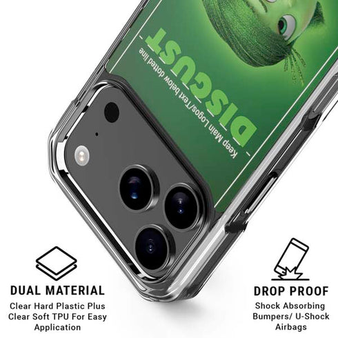 Disney Inside Out Disgust Portrait iPhone 18 Pro Clear Case