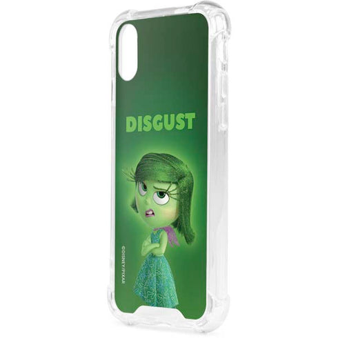 Disney Inside Out Disgust Portrait iPhone XS Clear Case
