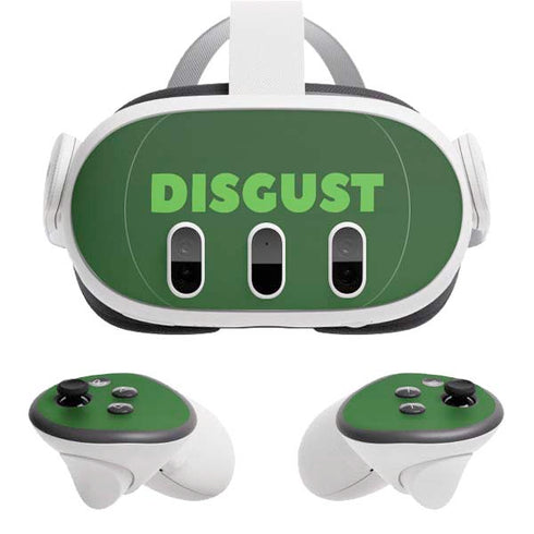 Disney Inside Out Disgust Portrait Meta Quest 3 Skin