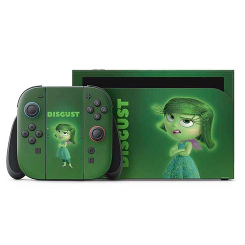 Disney Inside Out Disgust Portrait Nintendo Switch 2 (2025) with Joy-Con Skin
