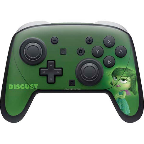 Disney Inside Out Disgust Portrait Nintendo Switch 2 (2025) Pro Controller Skin