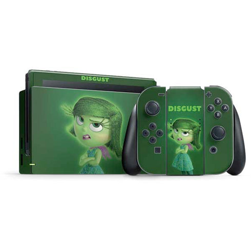Disney Inside Out Disgust Portrait Nintendo Switch Bundle Skin
