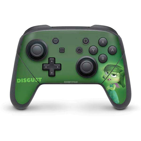 Disney Inside Out Disgust Portrait Nintendo Switch Pro Controller Skin