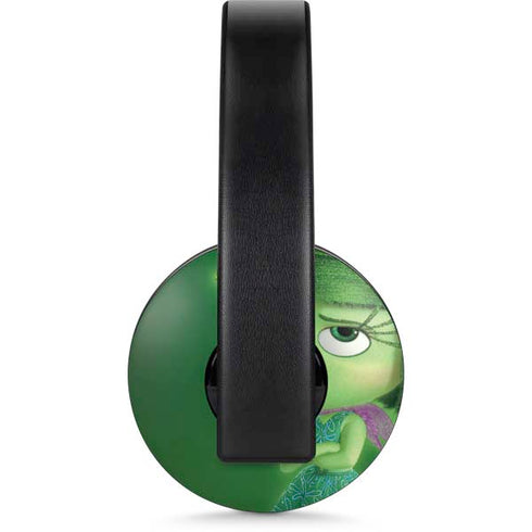 Disney Inside Out Disgust Portrait PlayStation 4 Gold Wireless Headset Skin