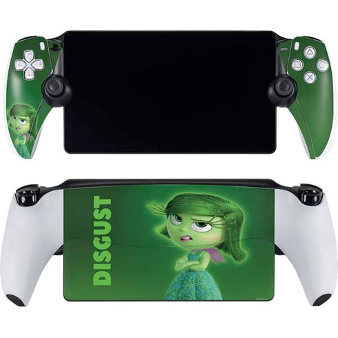 Disney Inside Out Disgust Portrait PlayStation Portal Remote Player Skin