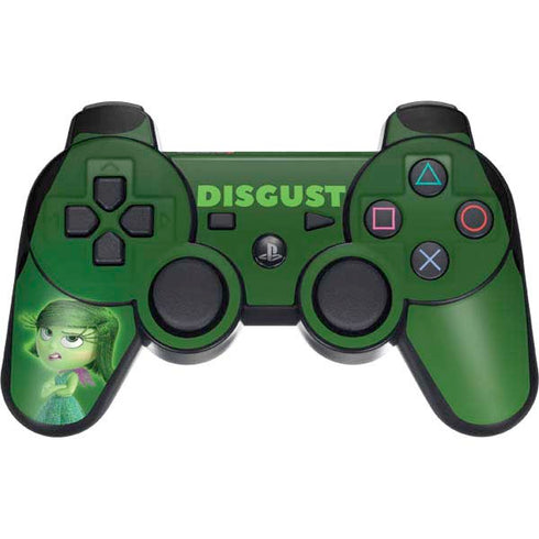 Disney Inside Out Disgust Portrait PS3 Dual Shock wireless controller Skin