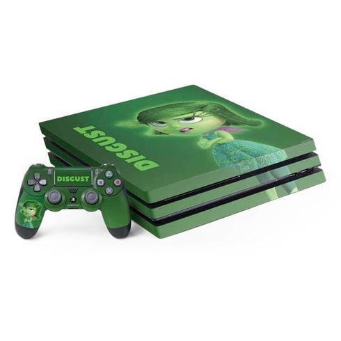 Disney Inside Out Disgust Portrait PS4 Pro Bundle Skin