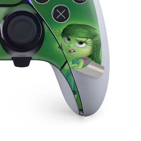 Disney Inside Out Disgust Portrait PS5 DualSense Edge Pro Controller Skin